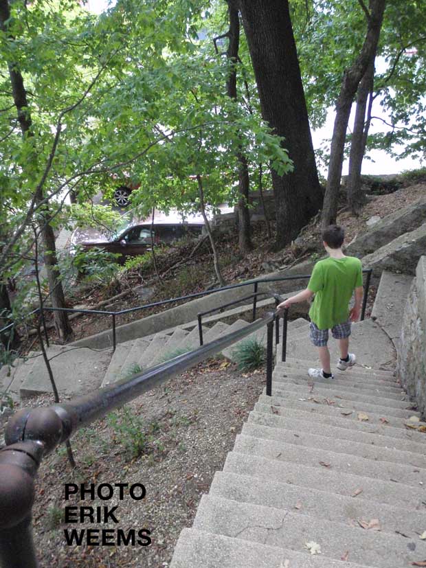 Stairs in Eureka SPrings Arkansas